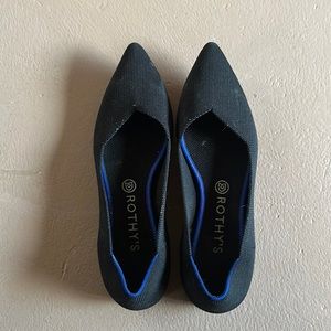 Rothy’s pointed flats.  Great condition. 10.5